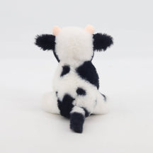 Load image into Gallery viewer, Black and White Dairy Cow Soft Toy Plush Mini (11cm)