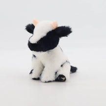 Load image into Gallery viewer, Black and White Dairy Cow Soft Toy Plush Mini (11cm)