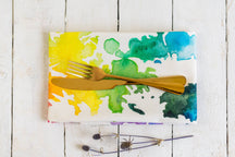 Load image into Gallery viewer, Sarah Leask Shetland Map Tea Towel