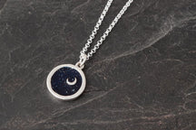 Load image into Gallery viewer, Busta House Small Moon Pendant
