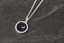Load image into Gallery viewer, Ashes Memorial Pendant With Moon