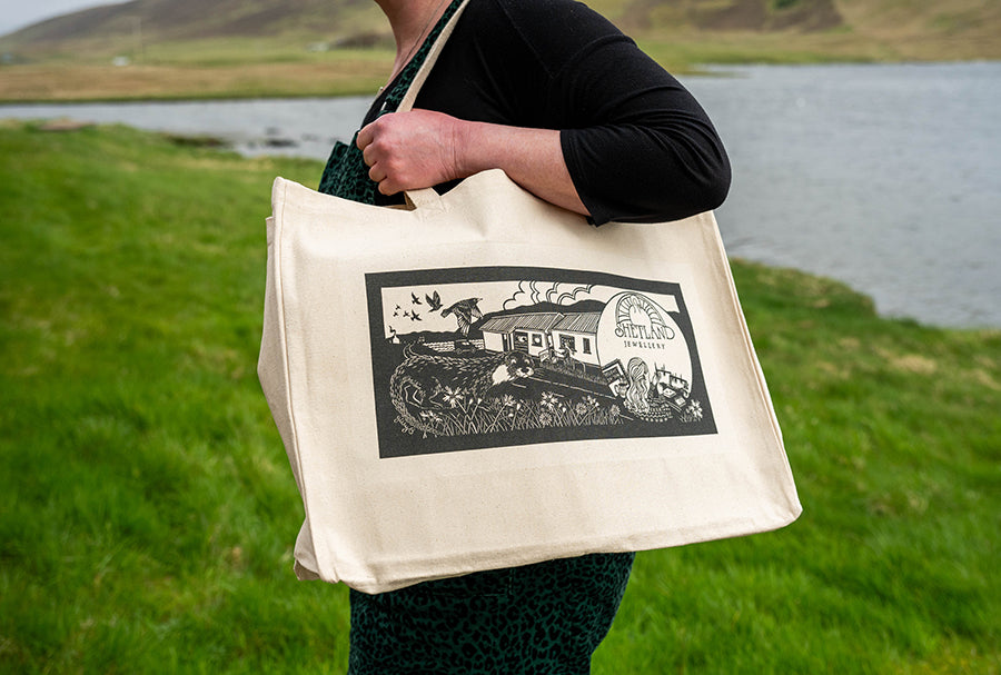 Gilly B X Shetland Jewellery Shopper Bag