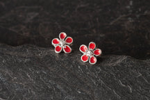 Load image into Gallery viewer, Mini Forget me Not Earrings