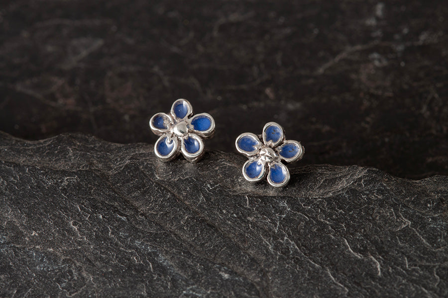 Mini Forget me Not Earrings