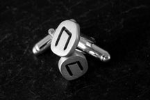 Load image into Gallery viewer, Viking Rune Cufflinks