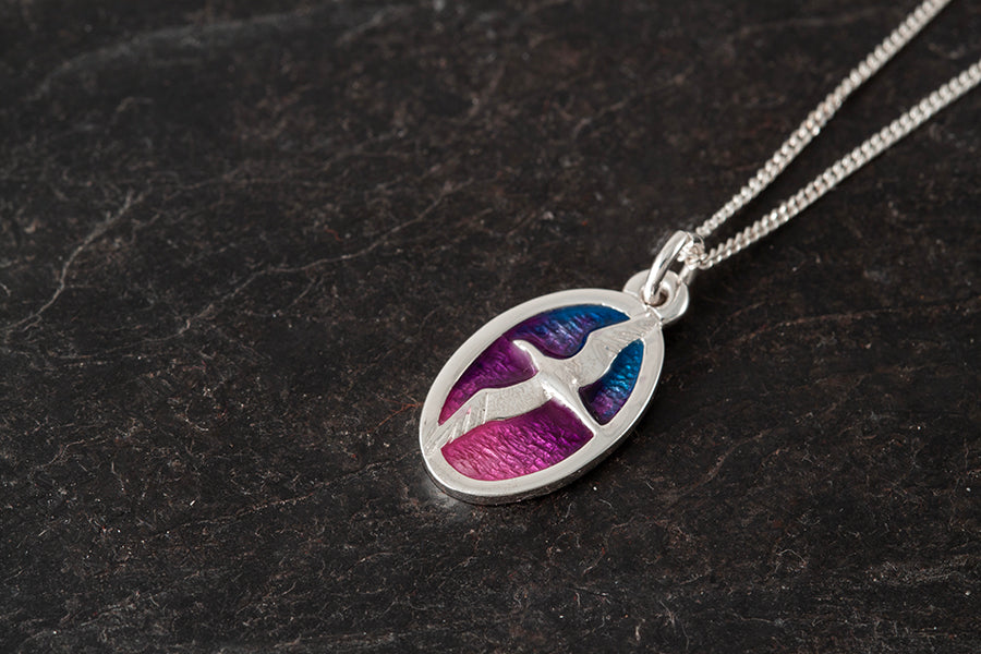 Oval Gannet Pendant