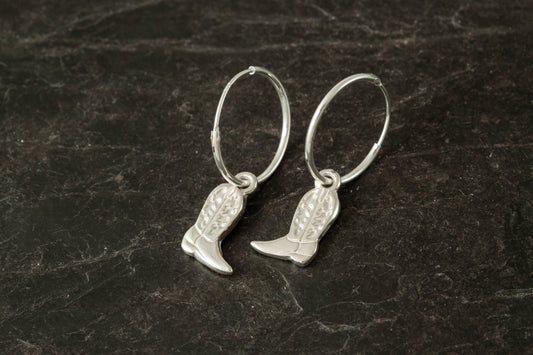 SMUHA 2026 Cowboy Boot Earrings