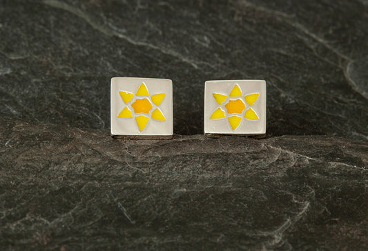Small Daffodil Earrings - March