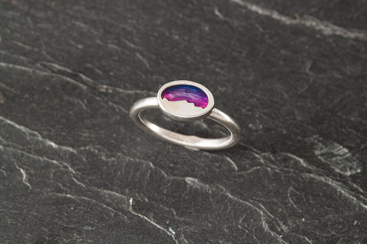Foula oval stacking ring set of 3