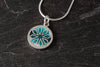 Fara small round pendant