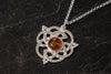 Celtic Amber Pendant