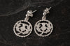 Scottish Thistle Drop Earrings