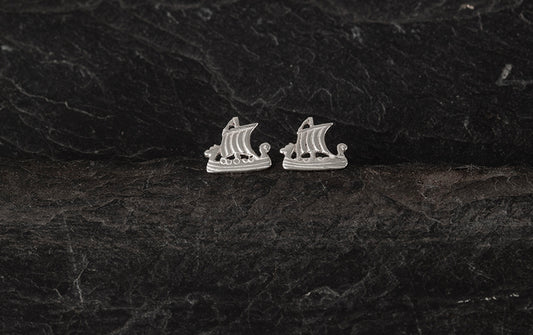 Viking Ship Earrings