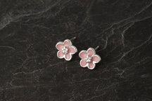 Load image into Gallery viewer, Forget me Not Enamelled Stud Earrings