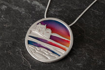 Load image into Gallery viewer, Avril Thomson Smith x Shetland Jewellery Lodberries Pendant