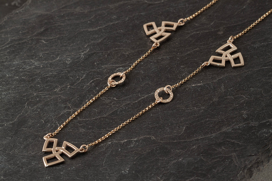 Triquetra Line of Life Necklace