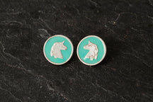 Load image into Gallery viewer, Unicorn Stud Earrings