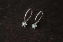 Load image into Gallery viewer, Mini Forget me Not Earrings