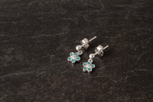 Load image into Gallery viewer, Mini Forget me Not Earrings