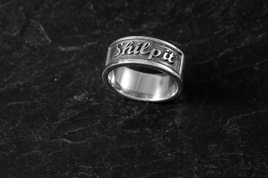 Shetland Dialect Silver Ring - Customisable