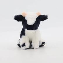 Load image into Gallery viewer, Black and White Dairy Cow Soft Toy Plush Mini (11cm)