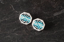 Load image into Gallery viewer, Fara Heart Stud Earrings