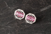 Load image into Gallery viewer, Fara Heart Stud Earrings