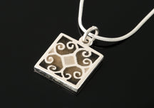 Load image into Gallery viewer, Fara Square small pendant