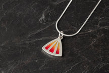 Load image into Gallery viewer, Celtic Fire Triangle Pendant