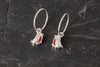 Robin hoop earrings
