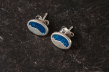 Load image into Gallery viewer, Foula oval mini studs