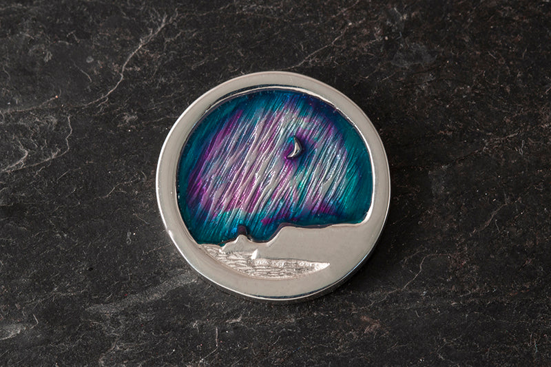 Mirrie Dancers Round Brooch