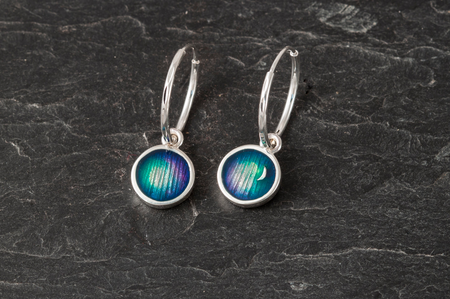 Ashes Memorial Hoop Earrings