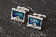Load image into Gallery viewer, Mirrie Dancers Mousa Cufflinks
