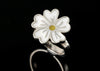 Enamelled Flower Ring
