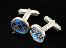Load image into Gallery viewer, Fara round cufflinks