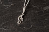 Treble Clef Musical Note Pendant