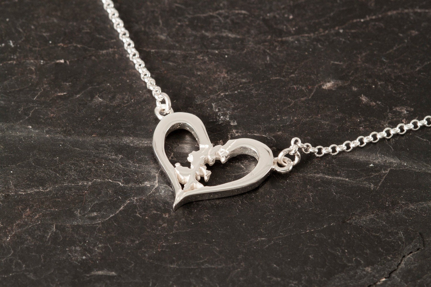 Heart of Shetland open heart bracelet