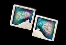 Load image into Gallery viewer, Mirrie Dancers large Square Earrings