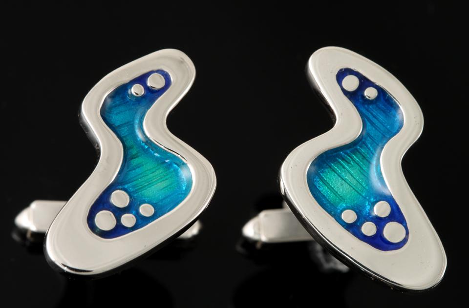 Seascape Bubble Cufflinks