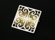 Load image into Gallery viewer, Fara large square brooch