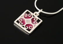Load image into Gallery viewer, Fara Square small pendant