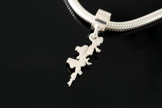 Shetland Map charm