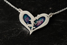 Load image into Gallery viewer, Heart of Shetland Double Pendant