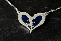 Load image into Gallery viewer, Heart of Shetland Double Pendant