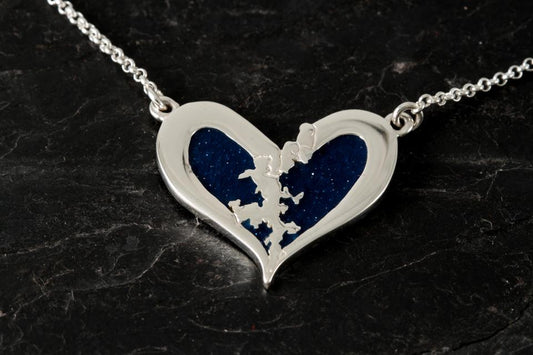 Heart of Shetland Double Pendant