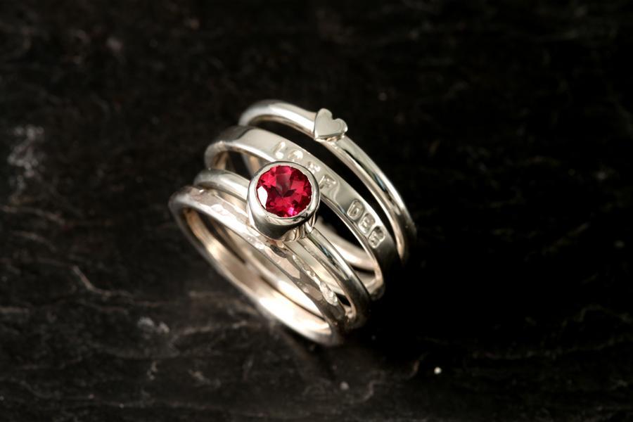Loff Dee Stacking Ring - Set of 4