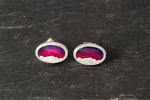 Load image into Gallery viewer, Foula oval earrings