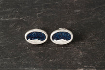 Load image into Gallery viewer, Foula oval earrings