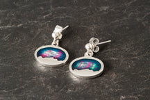 Load image into Gallery viewer, Foula oval earrings